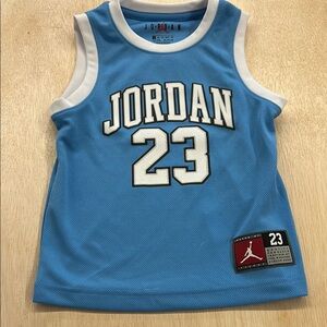 Jordan Kids Blue Basketball Tank Top size 4 toddler